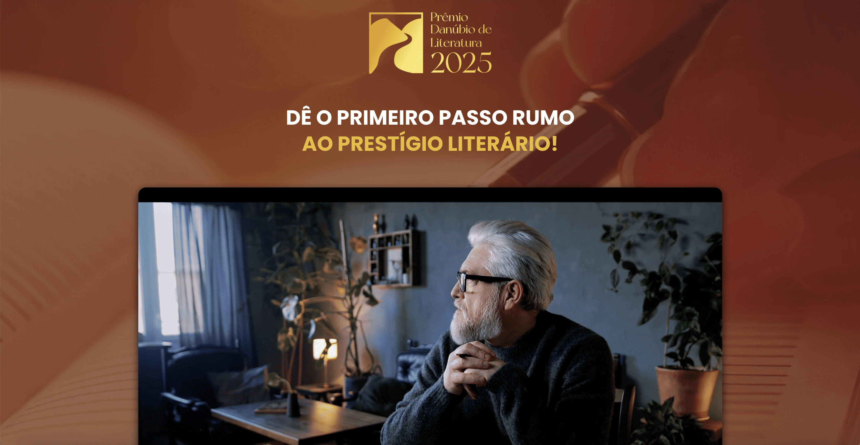 Desenvolvimento de Landing Page: Prêmio Danúbio